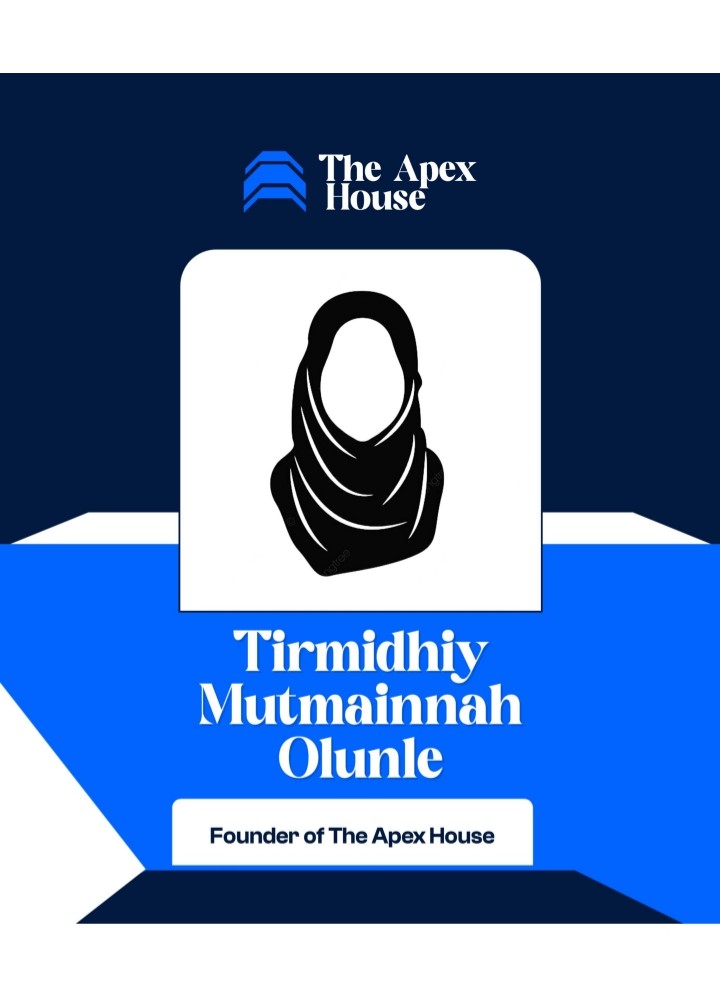 Portrait of The Apex House founder Mutmainnah Tirmidhiy Olunle