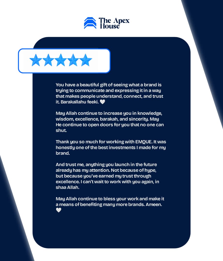 EMQUE client testimonial describing audience growth and sales results, part 2 of 4